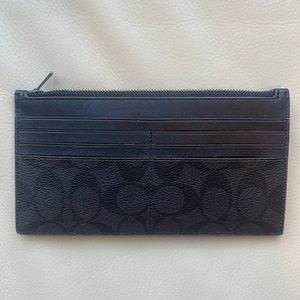 Brand new Coach wallet Black/Black/Oxblood